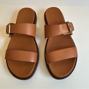 Madewell The Dee Double-Strap Slide
Sandal in Warm Coffee NWOT!